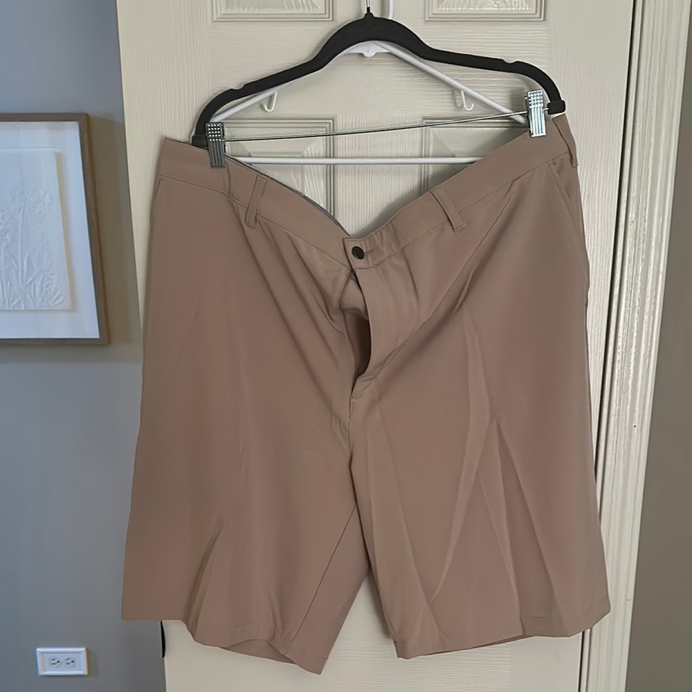 Men's big & tall Adidas tan golf Shorts